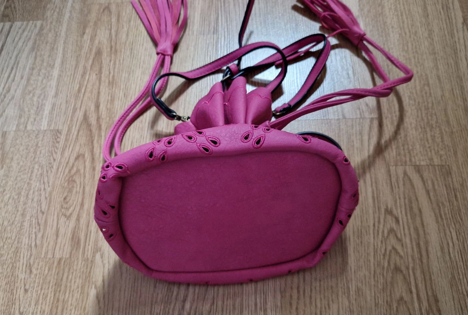 Bolso bandolera cubo fucsia Salotto NUEVO – photo 3